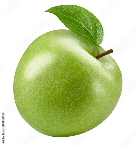 Obraz green apple isolated on white
