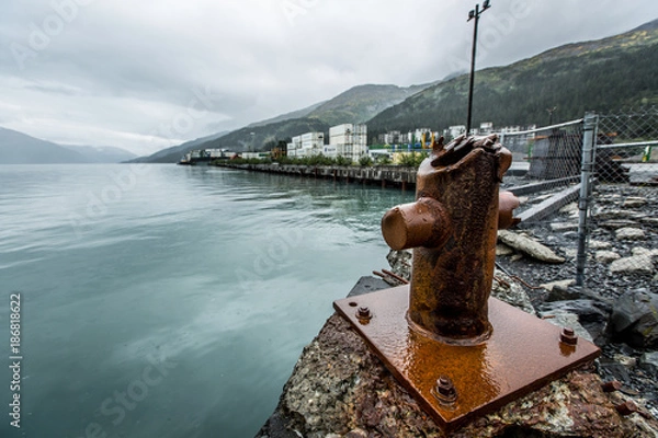 Fototapeta Mooring Cleat