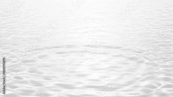 Obraz 静かな水面が広がるミニマルな白背景｜美容・スキンケア向け