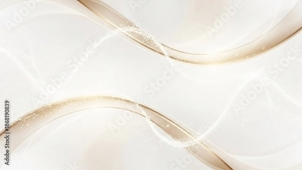 Obraz 美容・コスメ広告向け、量子コンピューターや科学イメージ、光とグラデーション