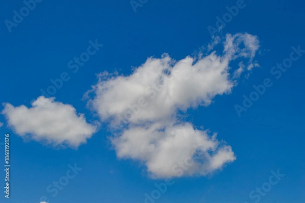 Obraz climate white clouds in the sky