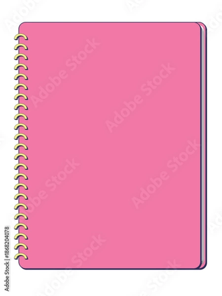Obraz ピンクのポップな表紙のリングノート