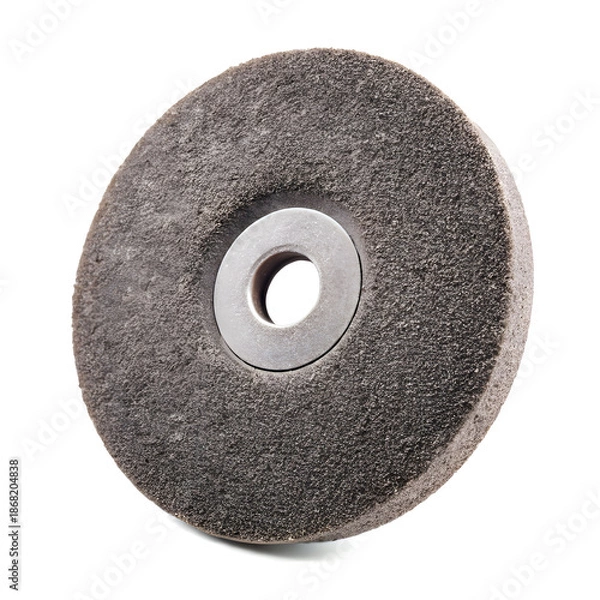 Obraz grinding wheel on isolated white background