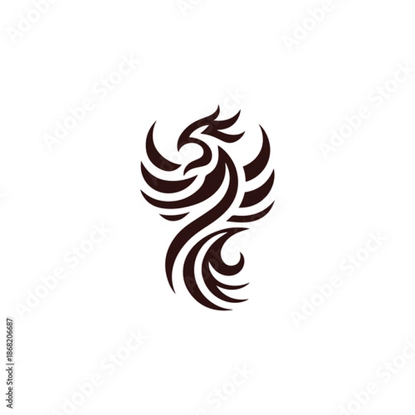 Obraz Tribal Phoenix Logo