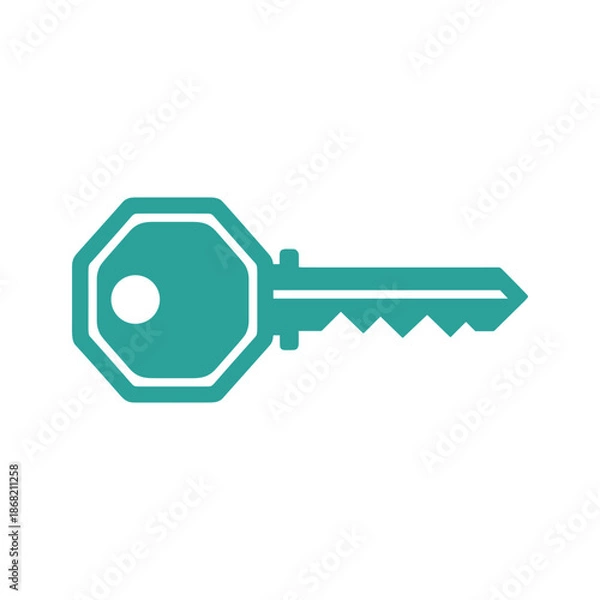 Fototapeta Key Icon Vector Illustration