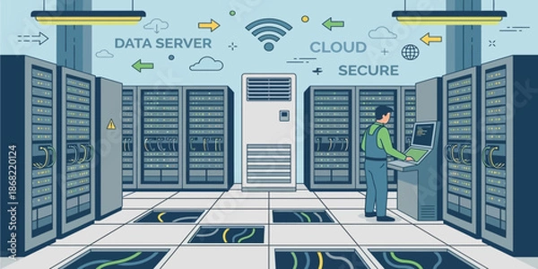 Fototapeta Flat_vector_data_202601052100...