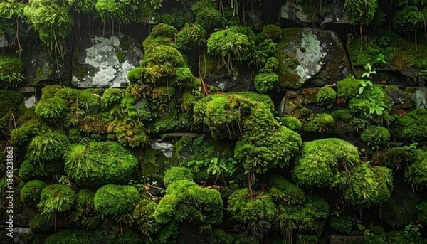 Fototapeta moss on the tree