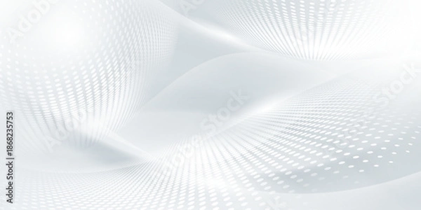 Obraz white abstract background modern vector illustration