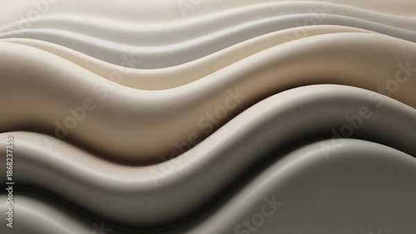 Obraz Modern Abstract Light Texture Background with Smooth Gradient Flow