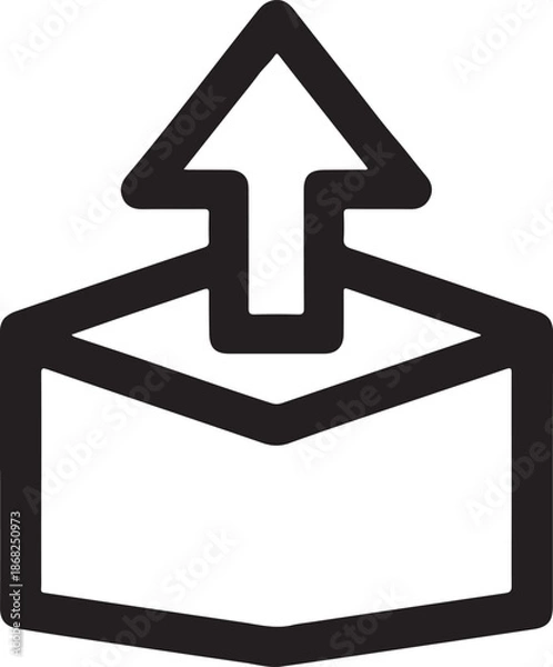 Obraz file icon with checkmark, flat design, simple symbol