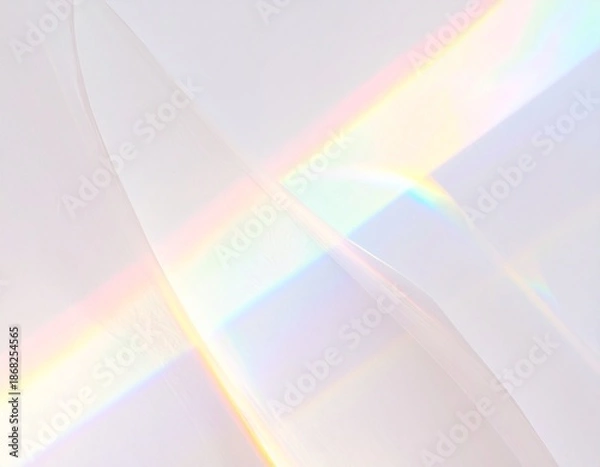 Obraz プリズムな光線が綺麗な背景