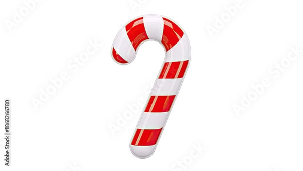 Obraz 3D Rendered Candy Cane
