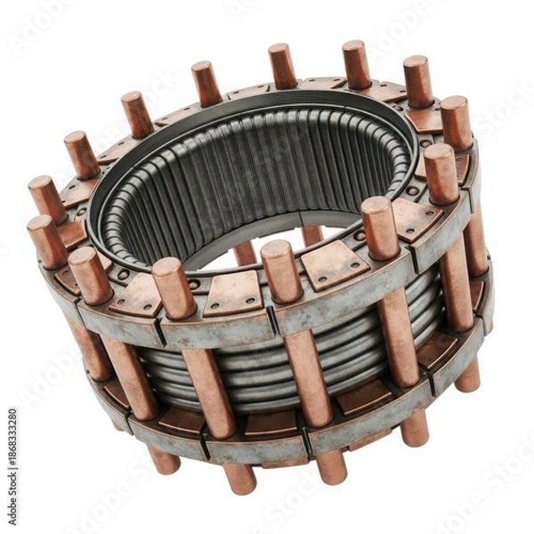 Fototapeta Electromagnetic stator assembly