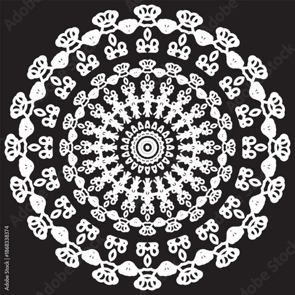 Obraz Abstract Decorative Circular Line Pattern