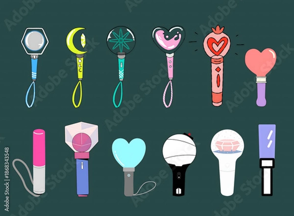 Obraz various lightsticks