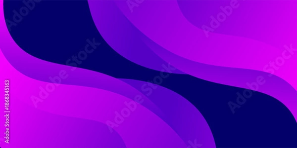 Obraz Purple wavy abstract background. Vector illustration eps 10