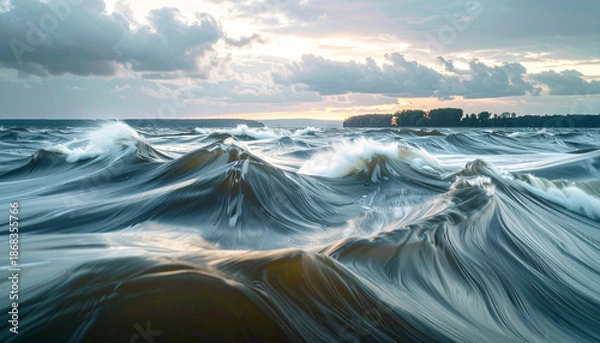 Obraz water background material