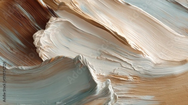 Fototapeta Abstract paint strokes