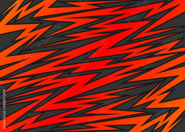 Fototapeta Abstract background with seamless arrow and lightning pattern