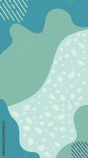 Obraz Abstract organic waves and speckled texture background