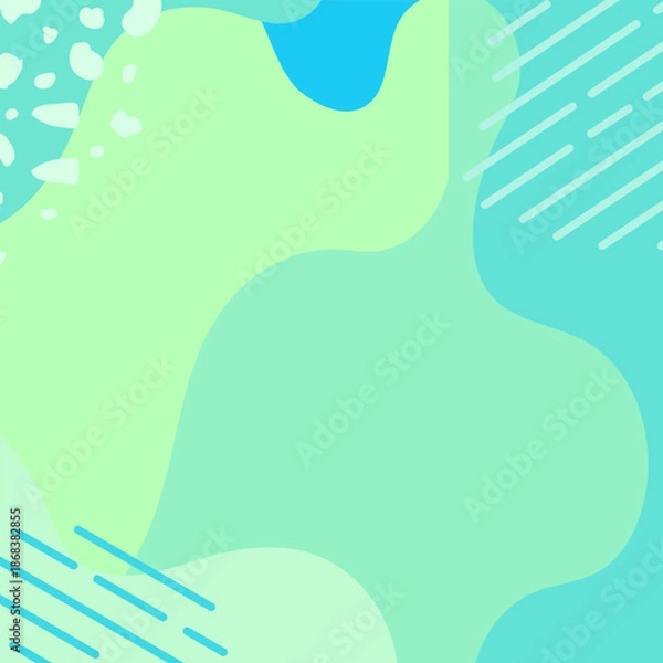 Obraz Abstract organic fluid shapes background design