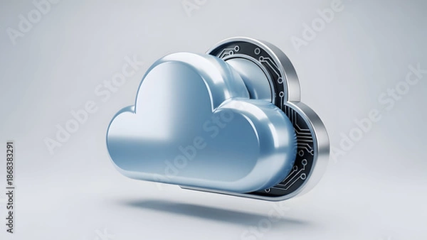 Obraz Cloud Computing Storage Data Center Concept.