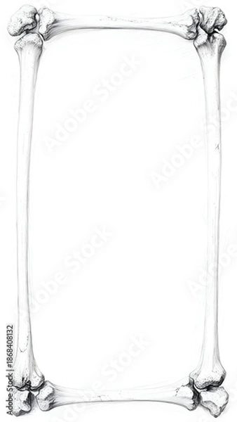 Obraz Bone Frame Border Design
