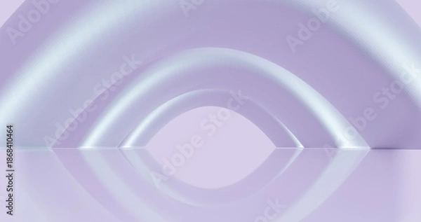 Obraz Abstract architecture background arched interior 3d render