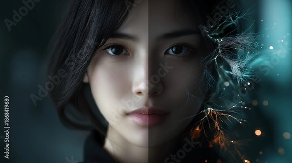 Obraz 人類に近づくAIのイメージ