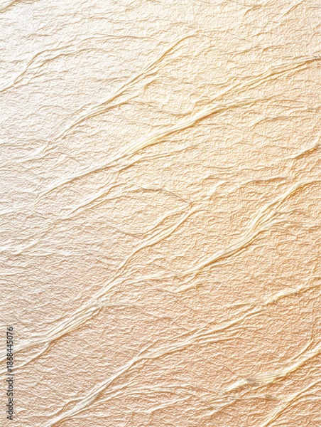 Obraz 和紙のような質感を持つシャンパンゴールドのテクスチャ
