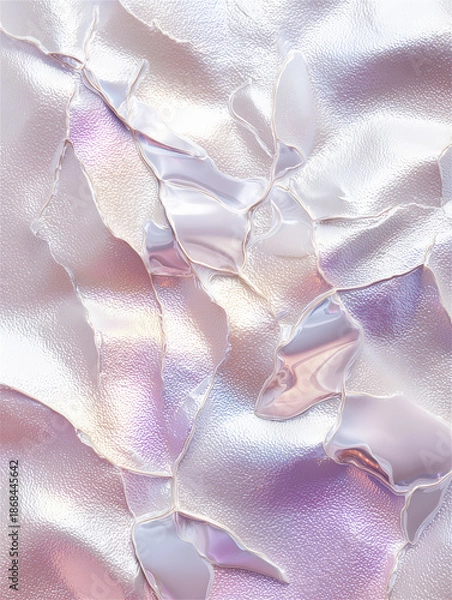 Obraz 真珠層のような輝きを持つ抽象的な紙のテクスチャ