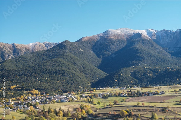 Fototapeta landscape with mountains