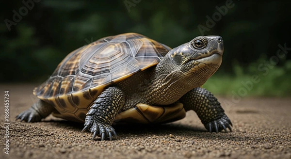 Obraz turtle on the ground