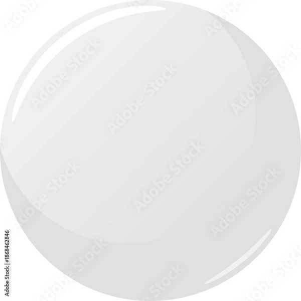 Fototapeta 缶バッジのフレーム　ホワイト