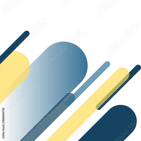 Obraz Geomteric Transparant Corner Illustration