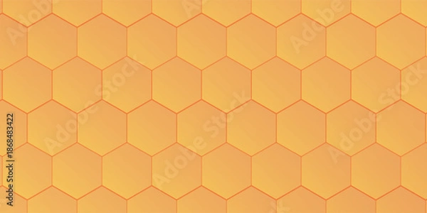 Obraz Orange abstract geometric background. Dynamic shapes composition. Eps10 vector