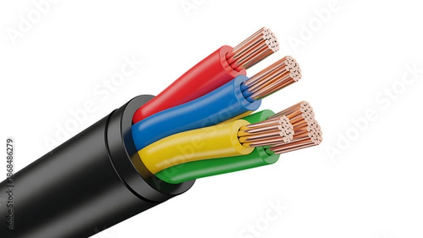 Obraz Electrical cable selection and usage