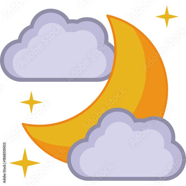 Obraz Half Moon Icon