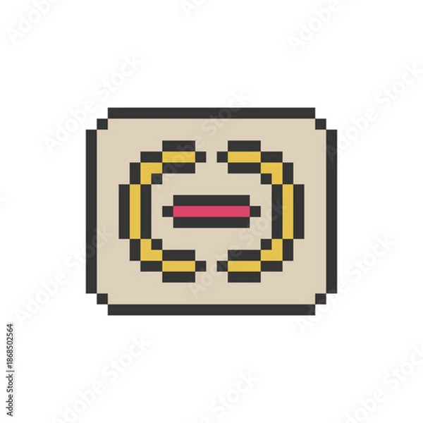 Obraz link icon symbol pixel art