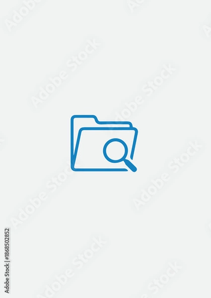 Obraz search folder icon