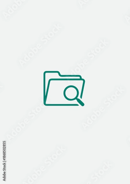 Obraz search folder icon