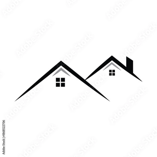 Obraz House icon design template isolated illustration