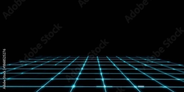 Obraz abstract blue background with squares