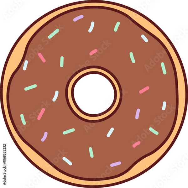 Obraz Donut With Sprinkles