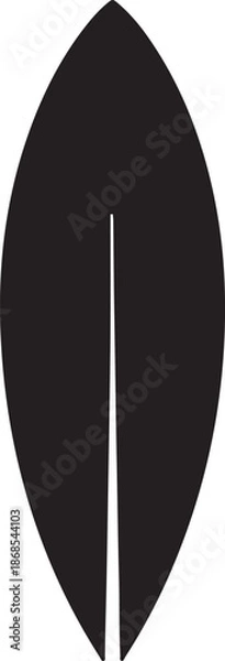 Obraz Surfboard silhouette