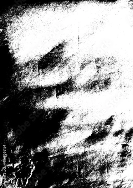 Obraz Large vector vintage paper texture with a transparent background