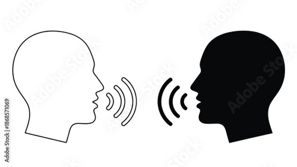 Obraz Effective communication between two people