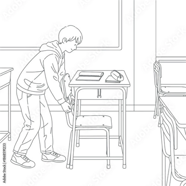 Fototapeta Empty vector file display