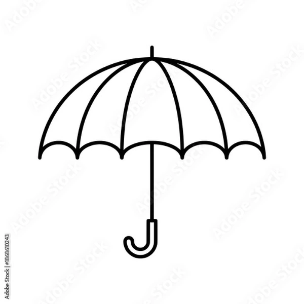 Obraz Classic Open Umbrella

