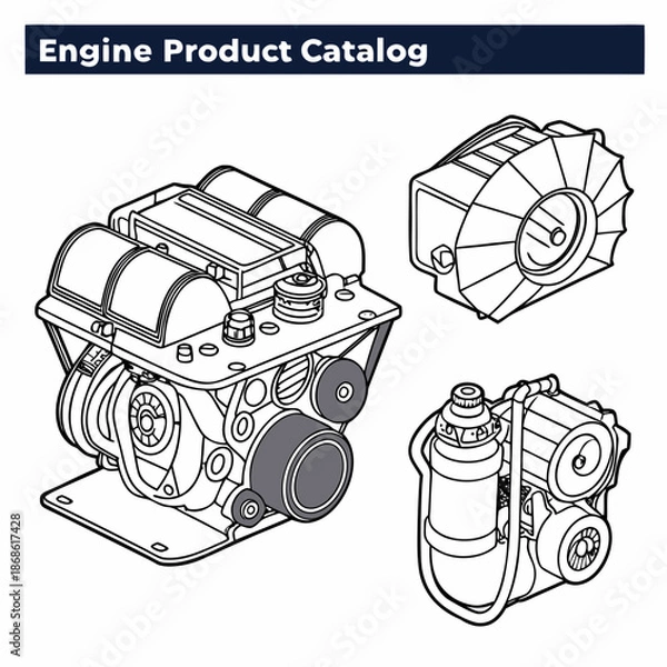 Obraz Engine product catalog
